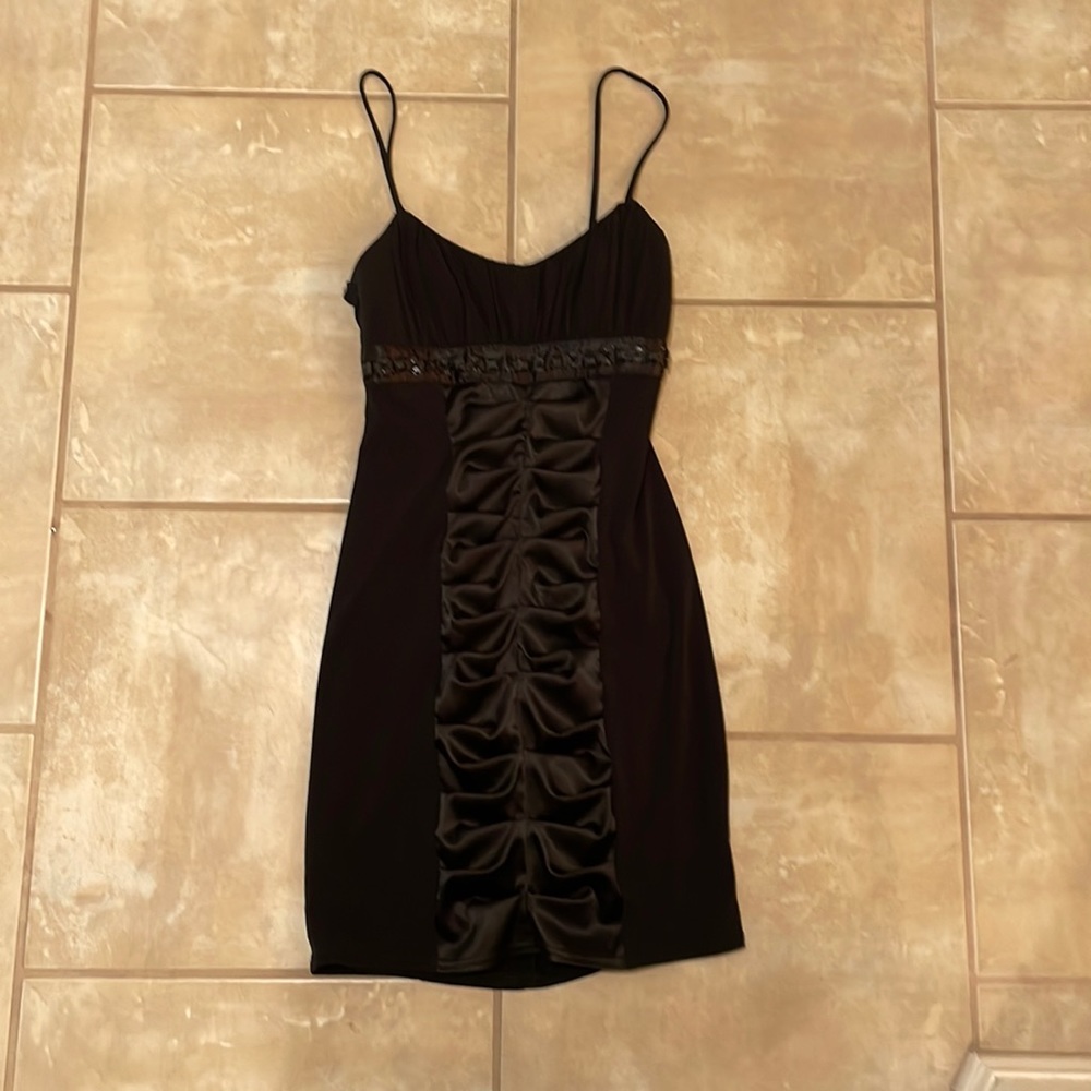 Black cocktail dress